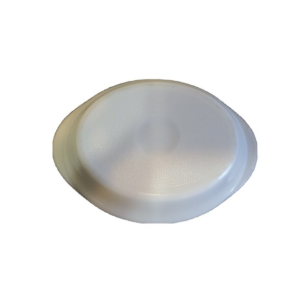 Glassbake Divided Milk Glass 1.5QT Casserole Baking Dish J-239 Vintage - Picture 3 of 14